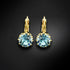 Earrings "Shining Aquamarine" with Swarovski™ crystals